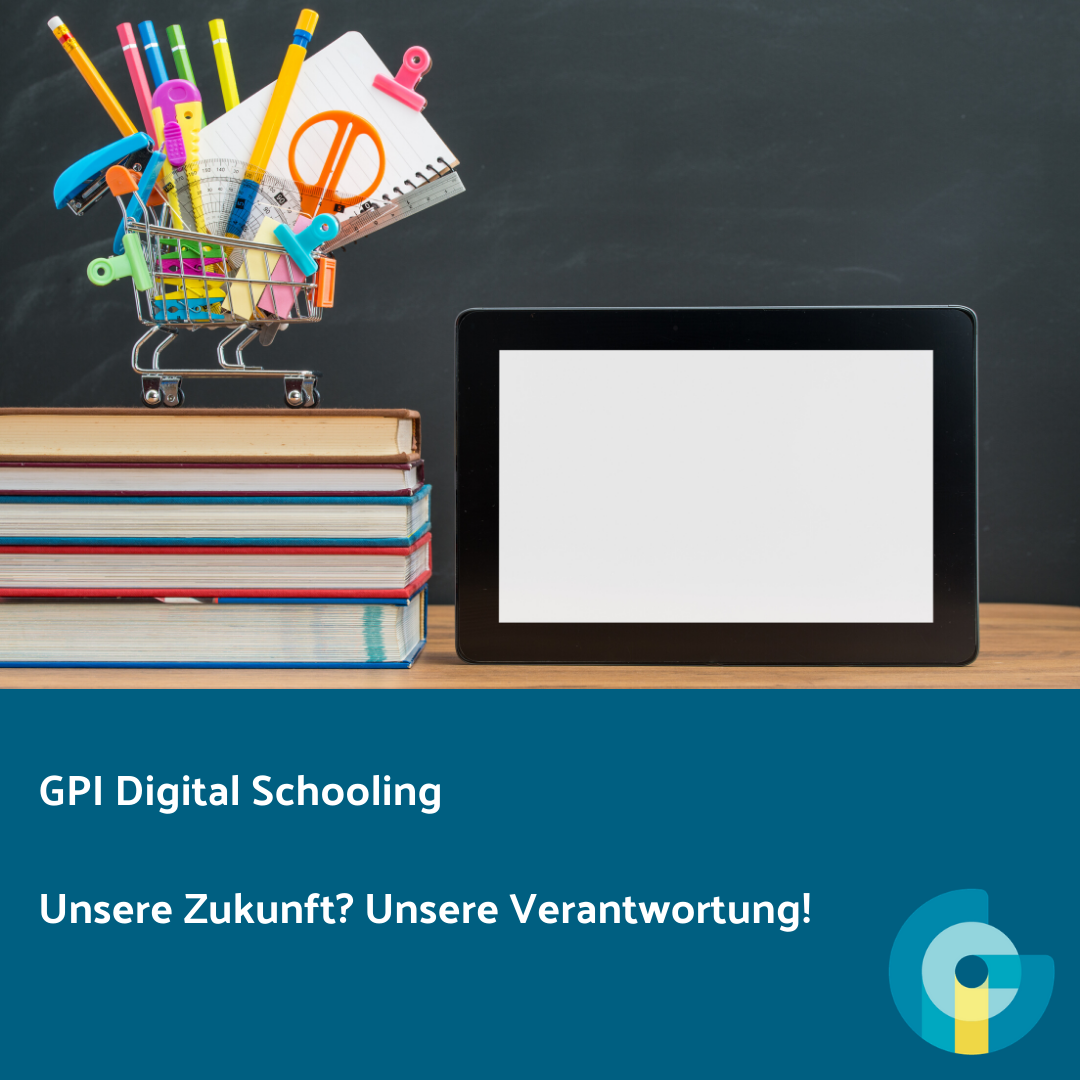 Digital schooling - Bücher für die Schule, Pad und Stifte