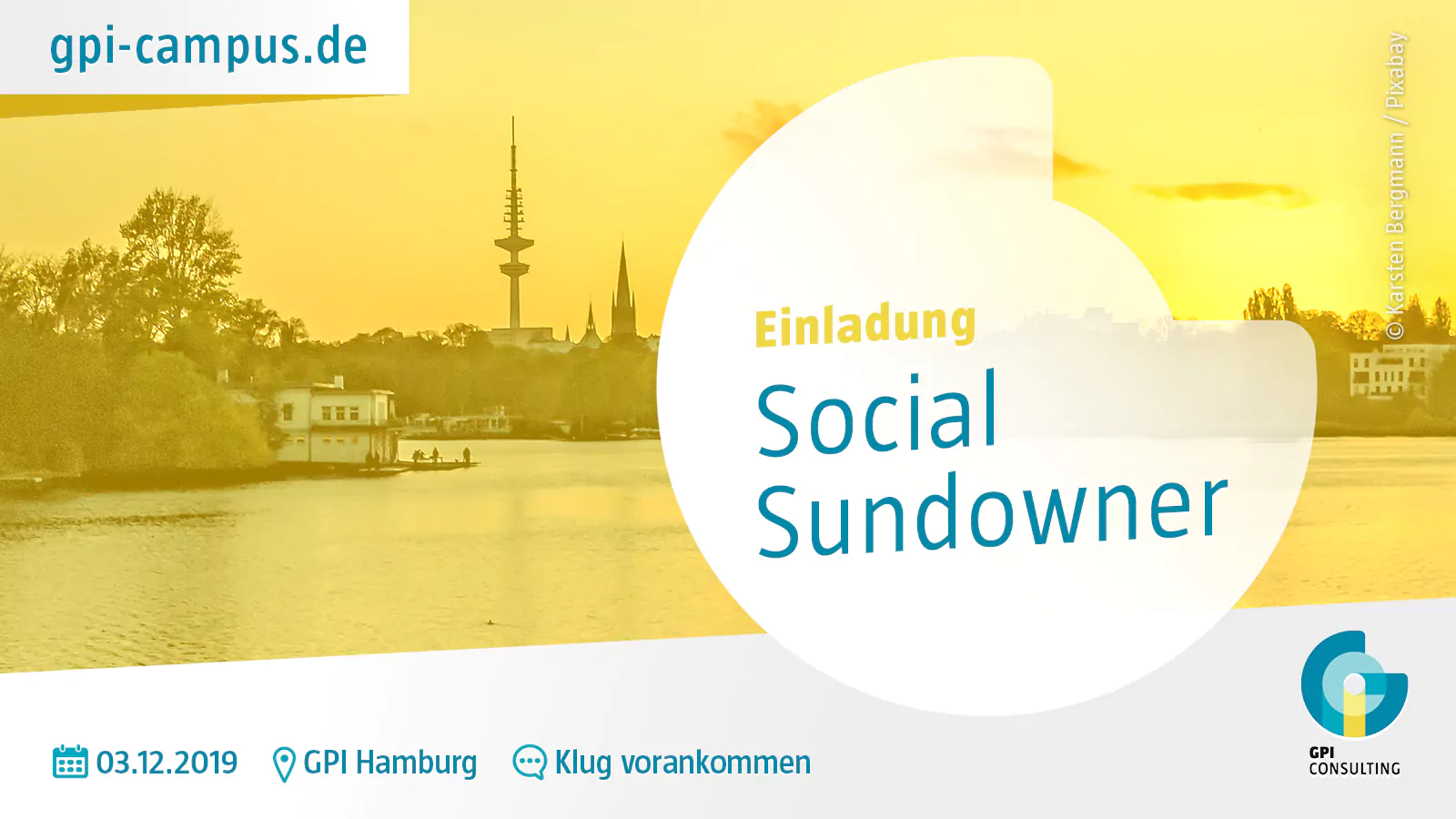 Social Sundowner_Einladung Hamburg